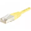 Exertis Connect 853353 Cat.6 F/UTP savienojuma kabelis, 50 m, dzeltens, ar slim bend protection