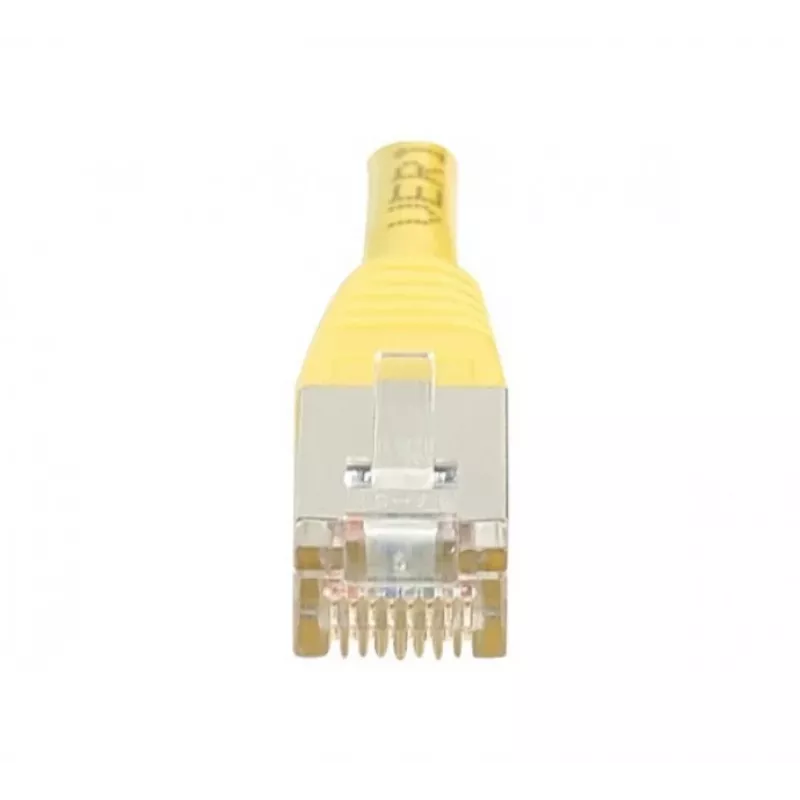 Exertis Connect 853353 Cat.6 F/UTP savienojuma kabelis, 50 m, dzeltens, ar slim bend protection