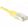 Exertis Connect 853353 Cat.6 F/UTP savienojuma kabelis, 50 m, dzeltens, ar slim bend protection