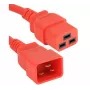 Exertis Connect 2m sarkans IEC C20 uz C19 strāvas pagarinājuma kabelis 16A 250V 640056