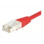 EXERTIS CONNECT Cat6 F/UTP komutācijas kabelis, sarkans, 50m, ar slimline lieces aizsardzību 853351