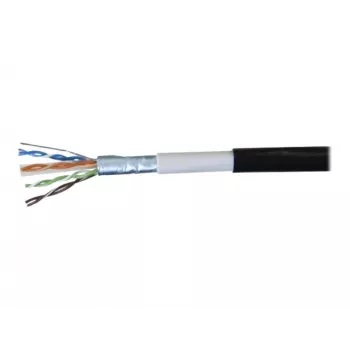 EXERTIS CONNECT āra tīkla kabelis F/UTP CAT.6 ūdensizturīgs melns 10m 845044