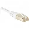 Exertis Connect 853811 Cat.6 F/UTP savienojuma kabelis, 1 m, balts, ar slaidu lieces aizsardzību