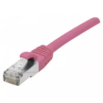 EXERTIS CONNECT Cat 6A S/FTP tīkla kabelis, rozā, 1,5 m, slaids ar aizsargātu fiksatoru 854377