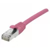 EXERTIS CONNECT Cat 6A S/FTP tīkla kabelis, rozā, 1,5 m, slaids ar aizsargātu fiksatoru 854377
