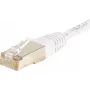 EXERTIS CONNECT CAT.6 F/UTP tīkla kabelis, balts, 3,0 m, ar slaidu lieces aizsardzību 853814