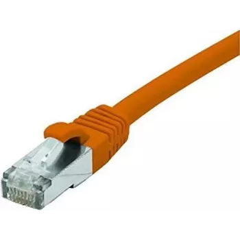 EXERTIS CONNECT CAT 6 F/UTP komutācijas kabelis, PoE, bez halogēniem, oranžs, 0,3 m, ar aizsargātu fiksatoru 854420