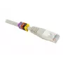 Exertis Connect Dexlan kabeļu marķēšanas gredzeni, dzelteni, cipari 0-9, 100 gab. 753490