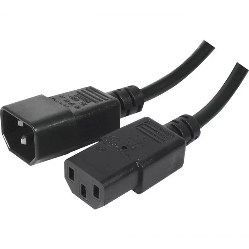 EXERTIS CONNECT aukstās ierīces pagarinājuma kabelis IEC C13 melns 7,5m (EXC808051)