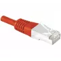 Exertis Connect 856811 Cat6 S/FTP komutācijas kabelis, 0,15 m, sarkans