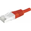 Exertis Connect 856811 Cat6 S/FTP komutācijas kabelis, 0,15 m, sarkans