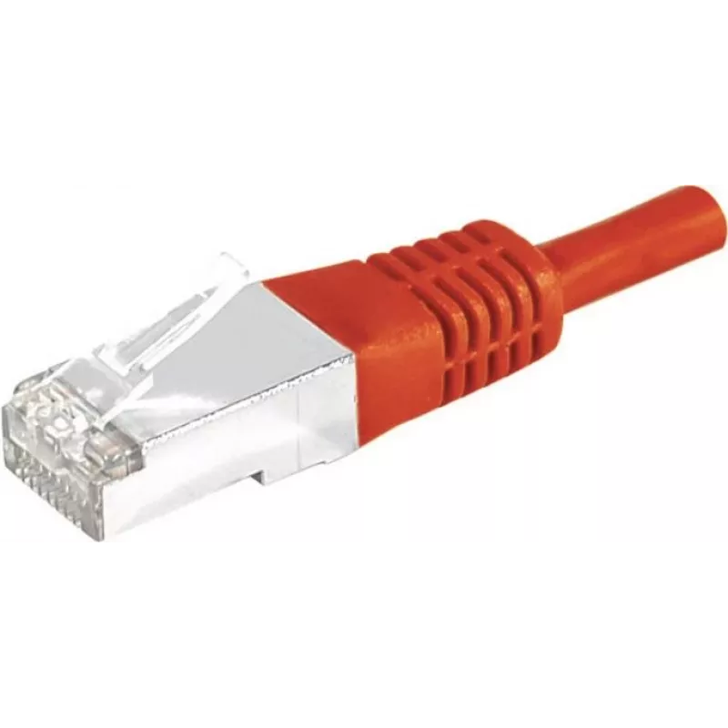 Exertis Connect 856811 Cat6 S/FTP komutācijas kabelis, 0,15 m, sarkans