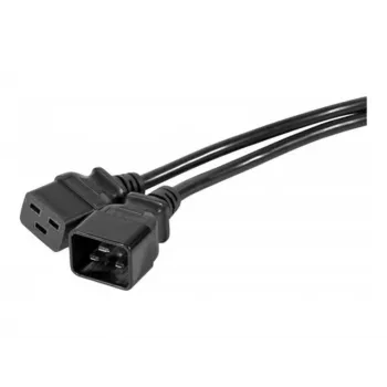 EXERTIS CONNECT barošanas pagarinātāja kabelis C20 uz C19, 2 m, melns, 808002