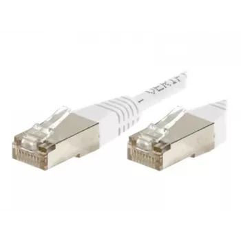 Exertis Connect 853816 Cat.6 F/UTP savienojuma kabelis, 10 m, balts, ar slim bend protection