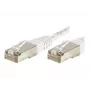 Exertis Connect 853816 Cat.6 F/UTP savienojuma kabelis, 10 m, balts, ar slim bend protection