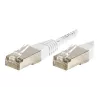 Exertis Connect 853816 Cat.6 F/UTP savienojuma kabelis, 10 m, balts, ar slim bend protection