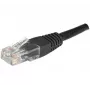 EXERTIS CONNECT Cat.6 U/UTP komutācijas kabelis, 3m, melns 854235