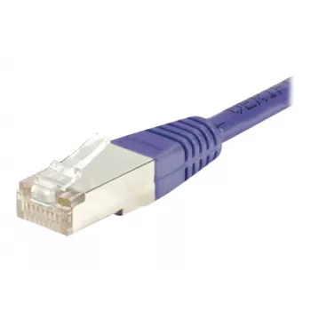 Exertis Connect 854461 Cat.6 S/FTP PiMF savienojuma kabelis, 20 m, violets, ar slim bend protection
