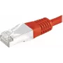 EXERTIS CONNECT Cat.6 S/FTP komutācijas kabelis, 0,3m, sarkans 856820