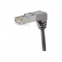 EXERTIS CONNECT Cat.6A S/FTP tīkla kabelis, 2,0 m, pelēks, leņķveida lejupvērsti savienotāji 854289