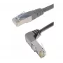 Exertis Connect Cat. 6A S/FTP tīkla kabelis, leņķiskais, pelēks, 3,0 m 854305