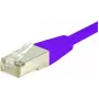 Exertis Connect 854451 Cat6 S/FTP komutācijas kabelis, 0,3 m, violets