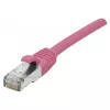 EXERTIS CONNECT Cat 6A S/FTP tīkla kabelis, rozā, 15 m, ar slaidu atslogojumu 854383