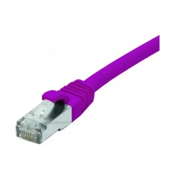EXERTIS CONNECT Cat 6 F/UTP tīkla kabelis, PoE, bez halogēniem, violets, 25 m 854418
