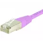 Exertis Connect 854484 Cat.6 S/FTP PiMF savienojuma kabelis, 5 m, rozā, ar slaidu lieces aizsardzību