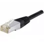 EXERTIS CONNECT Cat.6a F/UTP tīkla kabelis, 2 m, melns, 10 Gbps, slaids snagless 850016