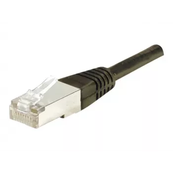 EXERTIS CONNECT Cat.6 F/UTP tīkla kabelis, 30 m, melns, ar slaidu aizsarguzmavu 853349