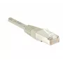 EXERTIS CONNECT Cat5e F/UTP komutācijas kabelis, pelēks, 0,15 m, ar slaidu aizsarguzmavu 857800