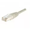 EXERTIS CONNECT Cat5e F/UTP komutācijas kabelis, pelēks, 0,15 m, ar slaidu aizsarguzmavu 857800