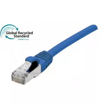 EXERTIS CONNECT RJ45 tīkla kabelis Cat. 6 F/UTP GRS sertificēts zils 0,5 m 854611