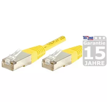EXERTIS CONNECT Cat.6A S/FTP komutācijas kabelis, 25 m, dzeltens 858340