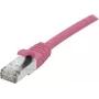 EXERTIS CONNECT Cat 6A S/FTP tīkla kabelis, rozā, 0,15 m, ar slaidu lieces aizsardzību 854373
