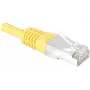 EXERTIS CONNECT Cat.6 S/FTP PiMF komutācijas kabelis, dzeltens, 0,3m, ar slaidu aizsarguzmavu 856822