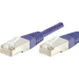 Exertis Connect 854450 Cat6 S/FTP tīkla komutācijas kabelis, violets, 0,15 m