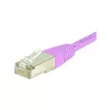 Exertis Connect 854479 Cat.6 S/FTP PiMF savienojuma kabelis, 0,7 m, rozā, ar slim bend protection
