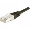 EXERTIS CONNECT Cat.6 S/FTP PiMF tīkla kabelis, RJ45, melns, 2 m 856870