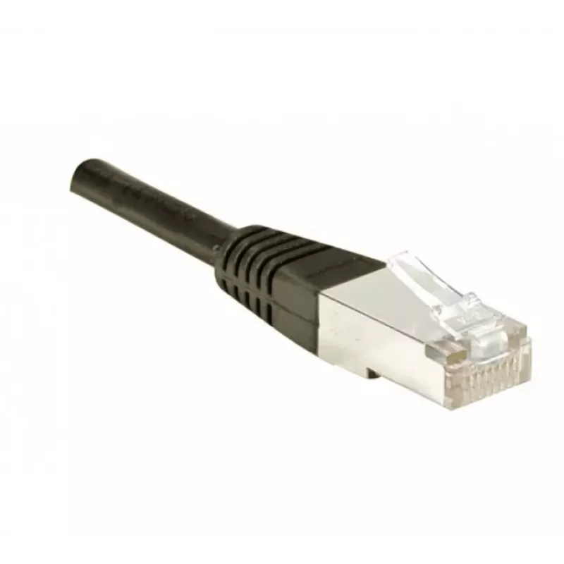 EXERTIS CONNECT Cat.6 S/FTP PiMF tīkla kabelis, RJ45, melns, 2 m 856870