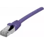 EXERTIS CONNECT CAT 6 F/UTP PoE bezhalogēnu tīkla kabelis, violets, 5,0 m 854414
