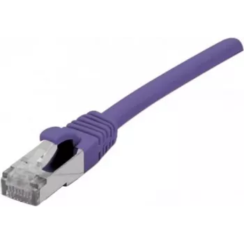 EXERTIS CONNECT Cat 6 F/UTP PoE halogēnu nesaturošs komutācijas kabelis, violets, 10 m 854415