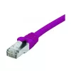 EXERTIS CONNECT Cat 6 F/UTP PoE halogēnu nesaturošs komutācijas kabelis, violets, 10 m 854415