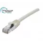 EXERTIS CONNECT Cat. 6A S/FTP komutācijas kabelis, 10 m, pelēks, bez halogēniem TPE, GRS sertificēts, ar aizsargātu fiksatoru 854508