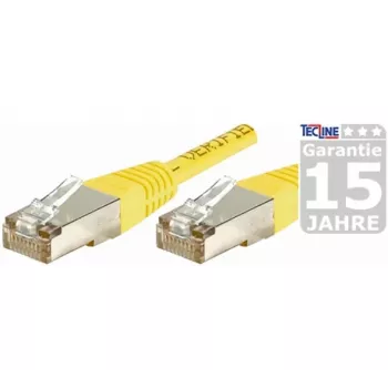 EXERTIS CONNECT Cat.6 S/FTP tīkla kabelis, PiMF, dzeltens, 20 m 856927