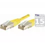 EXERTIS CONNECT Cat.6 S/FTP tīkla kabelis, PiMF, dzeltens, 20 m 856927