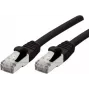 Exertis Connect 858484 Cat6a S/FTP tīkla kabelis, 1 m, melns