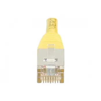 EXERTIS CONNECT Cat.6 F/UTP tīkla kabelis, dzeltens, 1,5 m, ar slaidu aizsarguzmavu 857930
