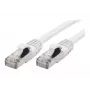 EXERTIS CONNECT S/FTP Cat 6A komutācijas kabelis, balts, 1,0 m, slaids snagless aizsargs 858500